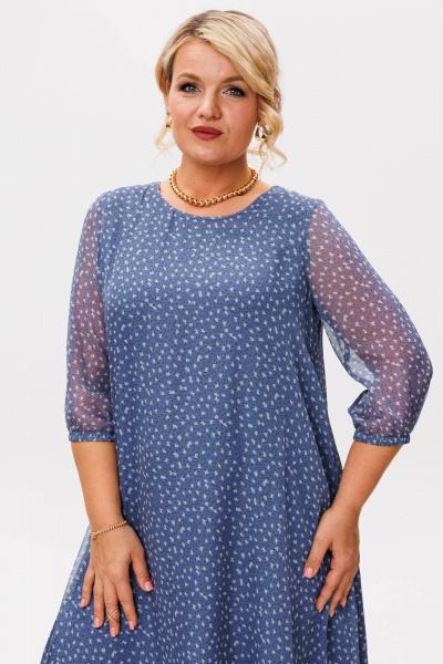 Платье Anastasia 917.4 голубой - фото 16