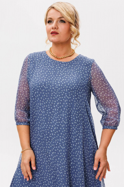 Платье Anastasia 917.4 голубой - фото 13