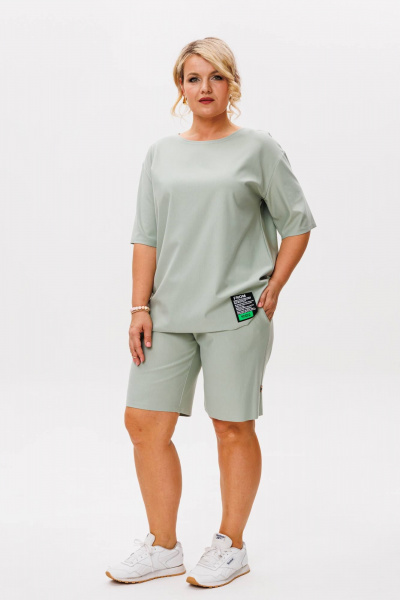 Майка, шорты Anastasia 1220 мята - фото 7