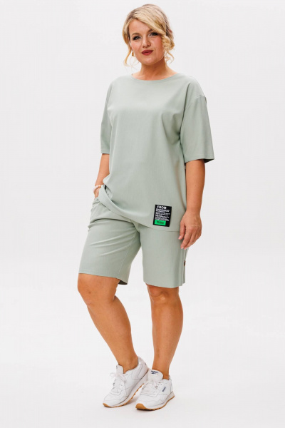 Майка, шорты Anastasia 1220 мята - фото 4
