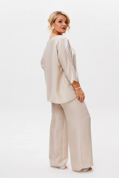 Блуза, брюки Anastasia 1228 жемчуг - фото 10