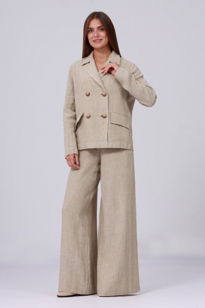 Брюки Полинушка 505 светлый - фото 1