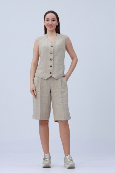 Шорты Полинушка 520б светлый - фото 1