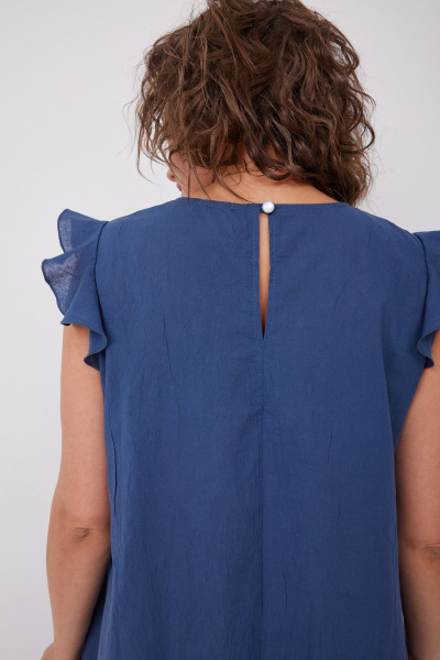 Платье BegiModa 1046 синий - фото 19