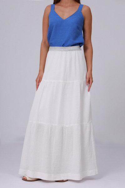 Юбка Полинушка 249 белый - фото 4