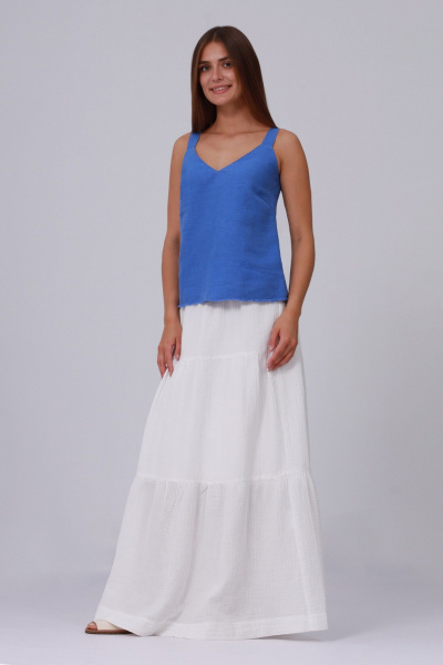 Юбка Полинушка 249 белый - фото 1