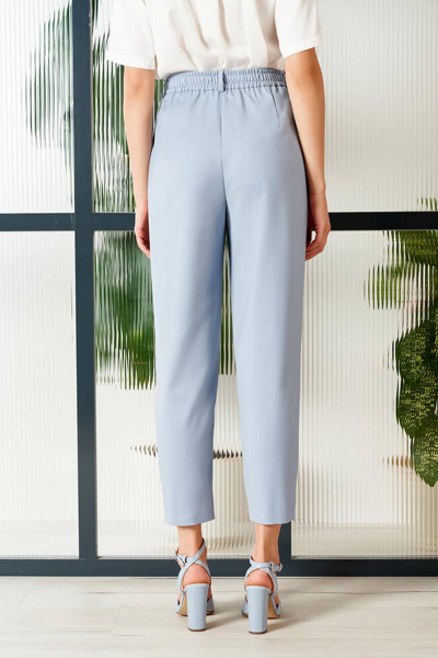 Брюки Nelva 3896 дымчато-голубой - фото 10