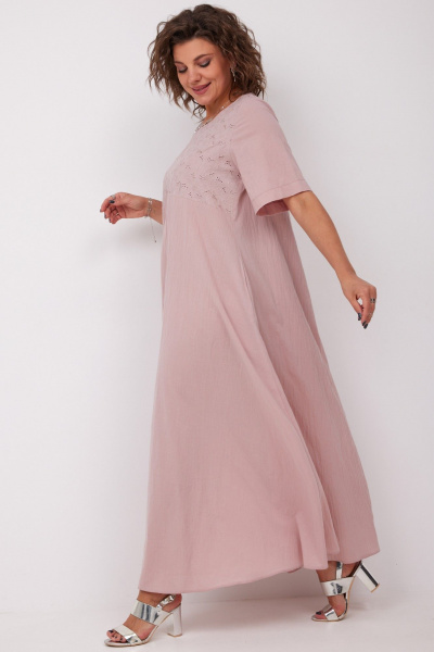 Платье BegiModa 1049 пыльная_роза - фото 7