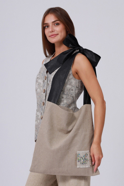 Шопер Полинушка 862 тёмная_бортовка - фото 1