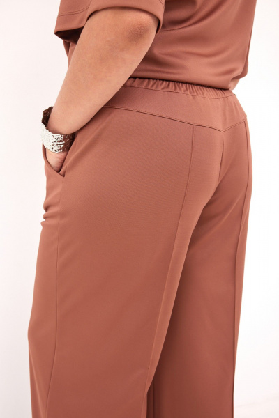 Блуза, брюки BegiModa 3094 терракот - фото 10