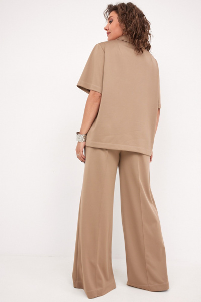 Блуза, брюки BegiModa 3094 визон - фото 5