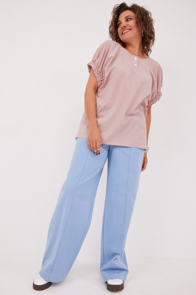 Блуза BegiModa 4124 пыльная_роза - фото 10