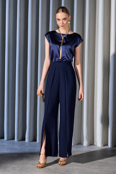 Брюки Nelva 31000 синий - фото 1