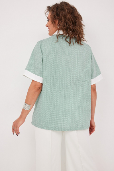 Блуза BegiModa 4126 шалфей - фото 19