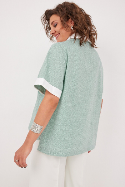 Блуза BegiModa 4126 шалфей - фото 16