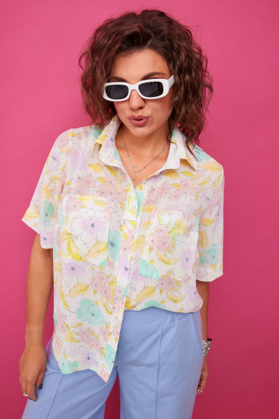 Блуза BegiModa 4127 акварель - фото 16