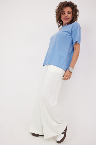 Блуза BegiModa 4128 голубой - фото 13