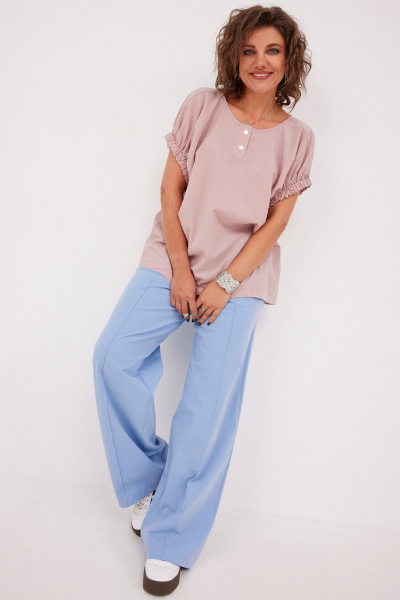 Брюки BegiModa 6065 голубой - фото 7