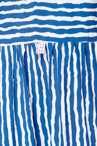 Платье Мишель стиль 1281-1 сине-белый - фото 16