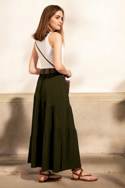 Юбка Nova Line 3847 зеленый - фото 4