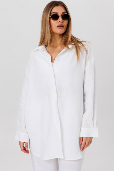 Рубашка, шорты AMIE by Ma Сherie 8004 белый - фото 4