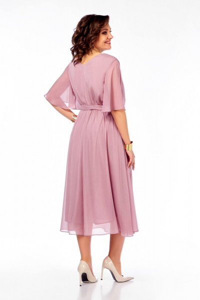 Платье Ольга Стиль С-924 светло-розовый - фото 4