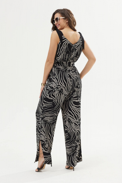 Комбинезон Elady 4284 черно-белый - фото 7