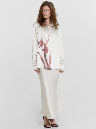 Блуза Mark Formelle 122869/24-ОБР31904П-9 сублимация_красный_цветок_на_молочном_010.1_Субл - фото 2