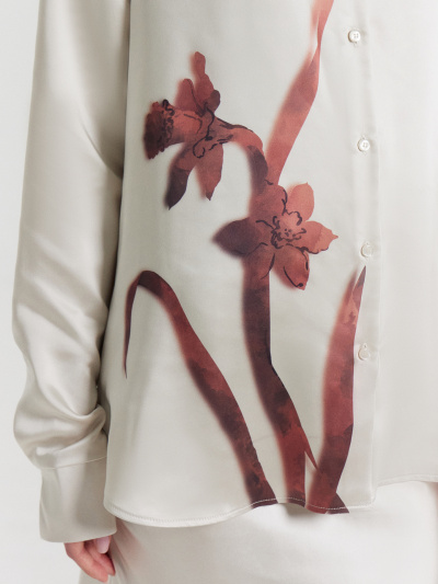 Блуза Mark Formelle 122869/24-ОБР31904П-9 сублимация_красный_цветок_на_молочном_010.1_Субл - фото 6