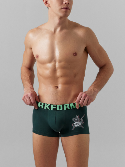 Трусы Mark Formelle 411215-2/24-4342П-5 т.зеленый_разводы_на_обсидиане_3_сл_1тр_на_ЛВ_дет - фото 8