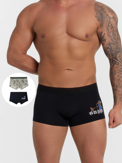 Трусы Mark Formelle 411215-2/25-5145П-5 черный_средневековой_паттерн_на_платине_2_сл_1тр_н - фото 6