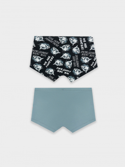 Трусы Mark Formelle 411216-2/24-4090П-5 бриз_роботы_на_черном_3_сл_1тр_на_ЛВ_дет - фото 6