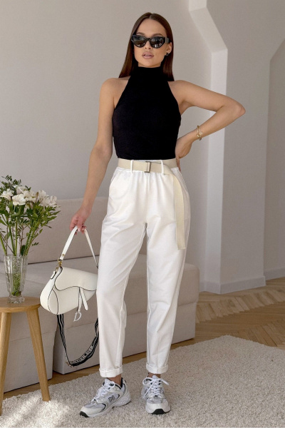 Брюки Rumoda 2256 молочный - фото 4