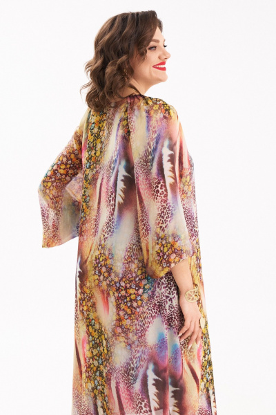 Платье круглогодичное женское шифон с расклешением и карманами Almirastyle 247 - фото 13