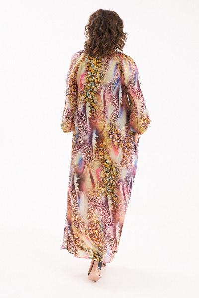 Платье круглогодичное женское шифон с расклешением и карманами Almirastyle 247 - фото 9