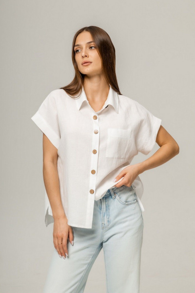 Рубашка Atelero 1123 белая - фото 11