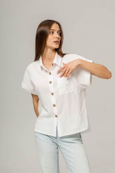 Рубашка Atelero 1123 белая - фото 7