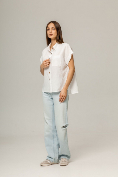 Рубашка Atelero 1123 белая - фото 5