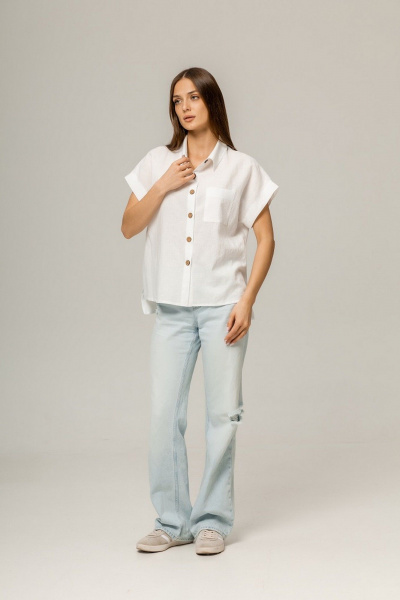 Рубашка Atelero 1123 белая - фото 3