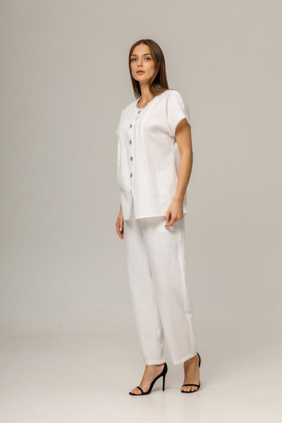 Блуза Atelero 1125  белый - фото 9