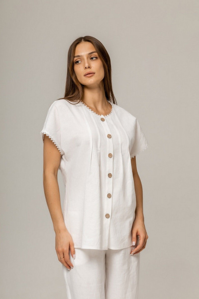 Блуза Atelero 1125  белый - фото 5