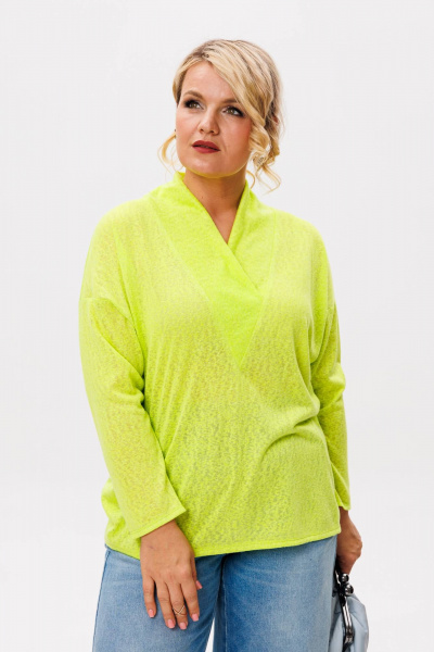 Блуза Anastasia 1209.1 лаймовый - фото 11