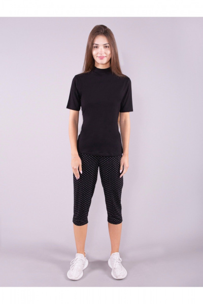 Капри 8 Марта 144680- 5С5129Д40-158,164 набивной_черный - фото 1