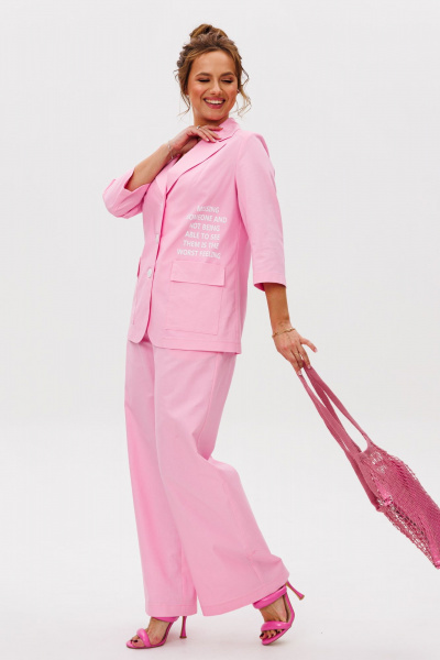 Брюки, жакет Mubliz 260 розовый - фото 37