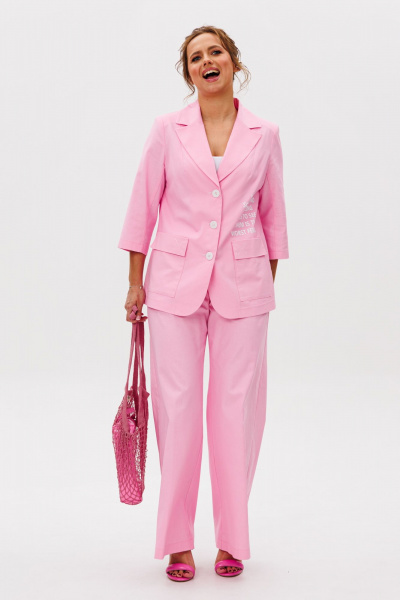 Брюки, жакет Mubliz 260 розовый - фото 29