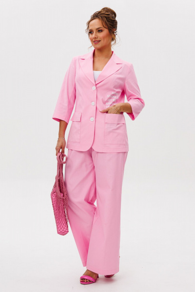 Брюки, жакет Mubliz 260 розовый - фото 26