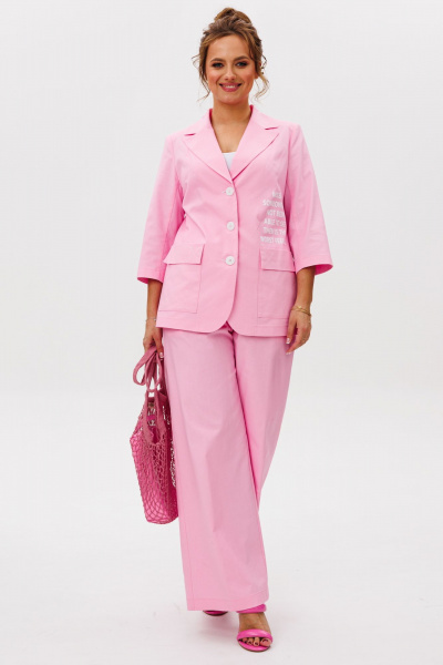 Брюки, жакет Mubliz 260 розовый - фото 18