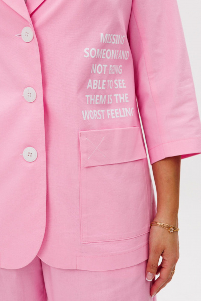 Брюки, жакет Mubliz 260 розовый - фото 16