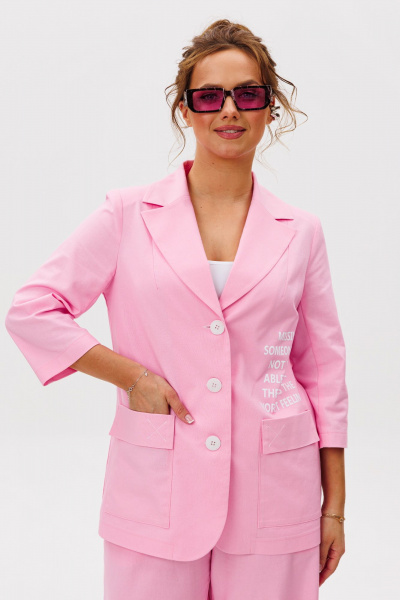 Брюки, жакет Mubliz 260 розовый - фото 14