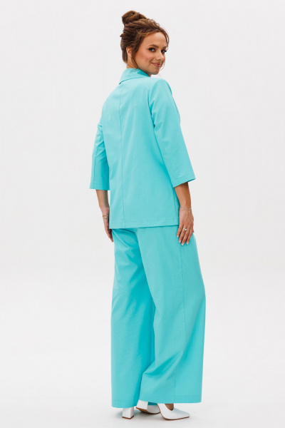 Брюки, жакет Mubliz 260 голубой - фото 17